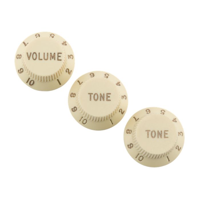 Fender® Roadworn Strat® Knobs aged white