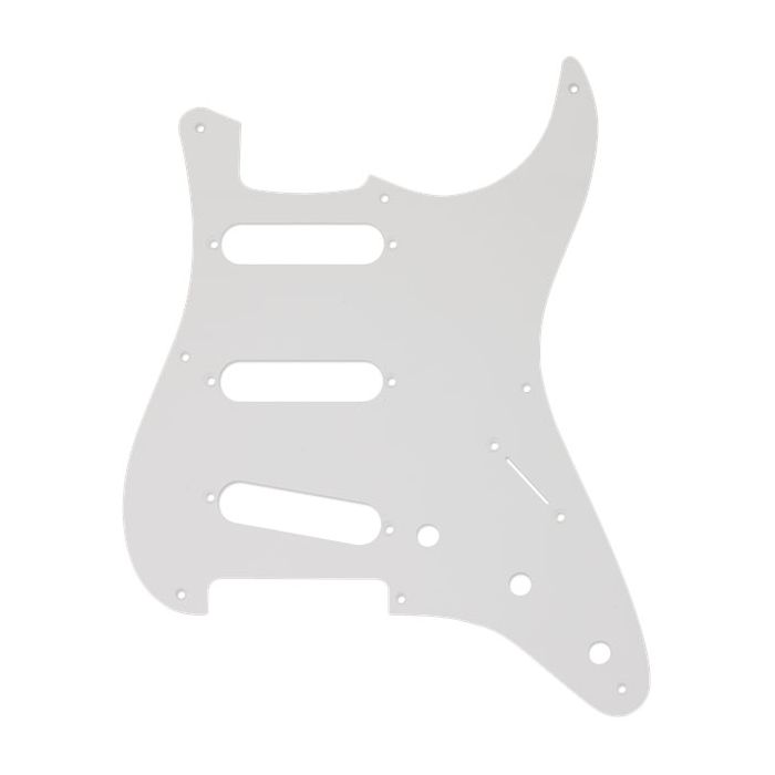 Fender® Strat® Pickguard 8-h 1ply white 