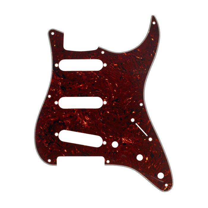 Fender® Strat® Pickguard 8-h 4ply tort. 