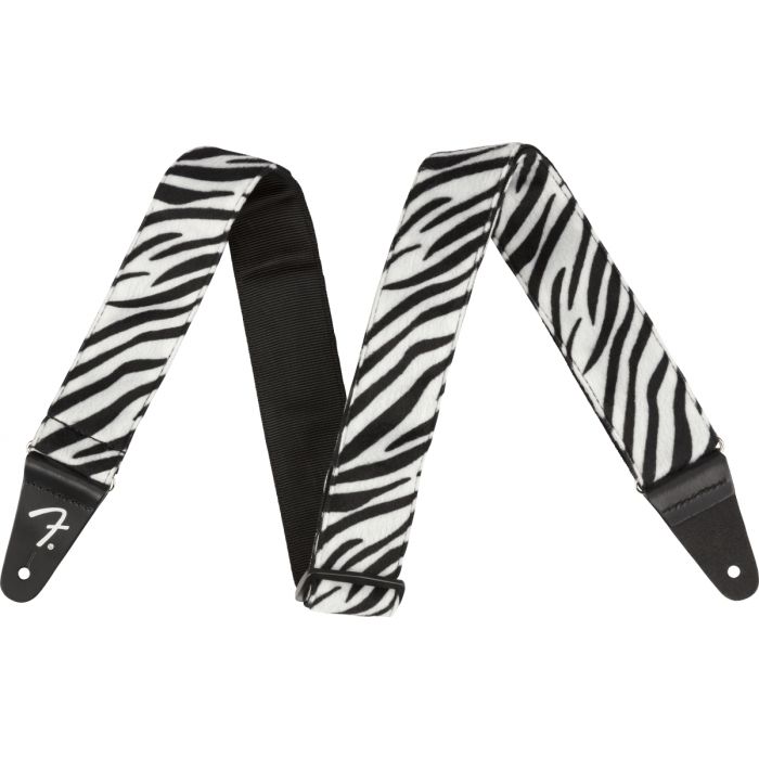 FenderĀ® Wild Zebra Print Strap 2"