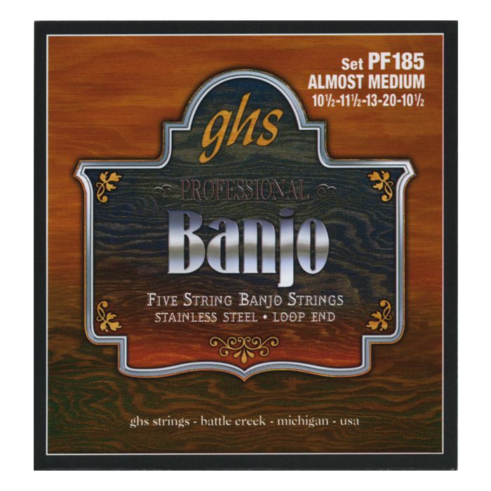 GHS PF 185 5-Str. Banjo String St. Steel
