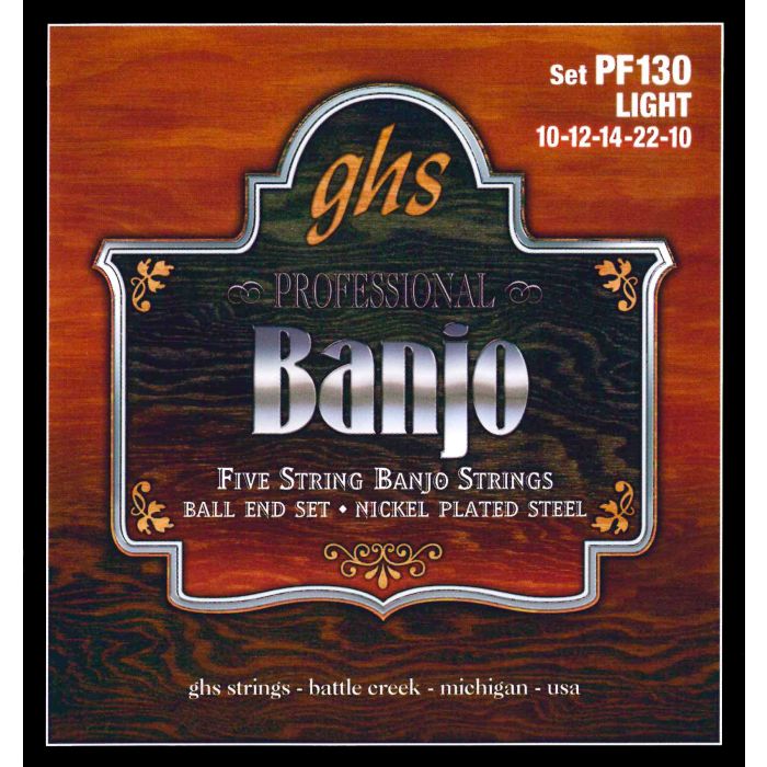 GHS PF130 5-Str. Banjo St.steel Ball End