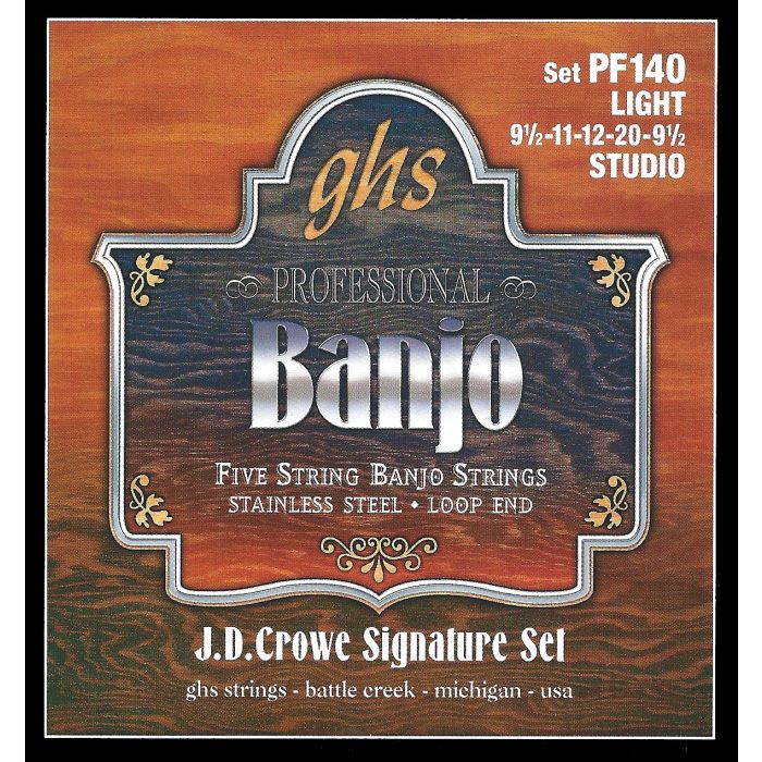 GHS PF140 5-string Banjo JD Crowe Light