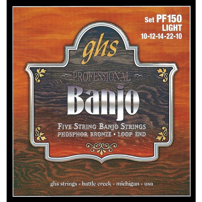 GHS PF150 5-String Banjo 010/010