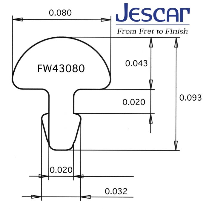 Jescar 43080 Fret Wire 2