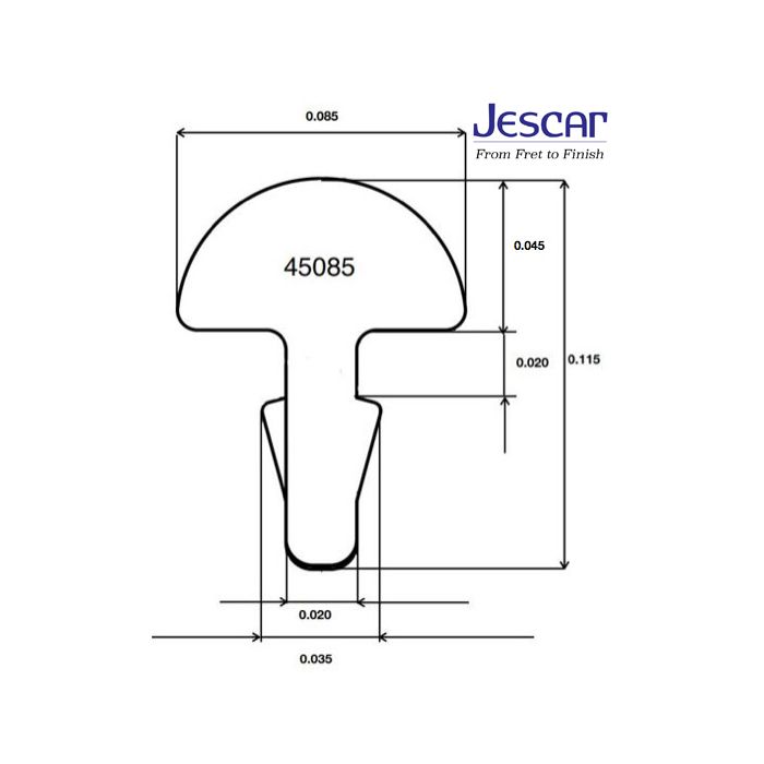 Jescar 45085 Fret Wire 2