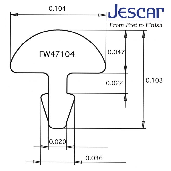 Jescar 47104 Fret Wire 2