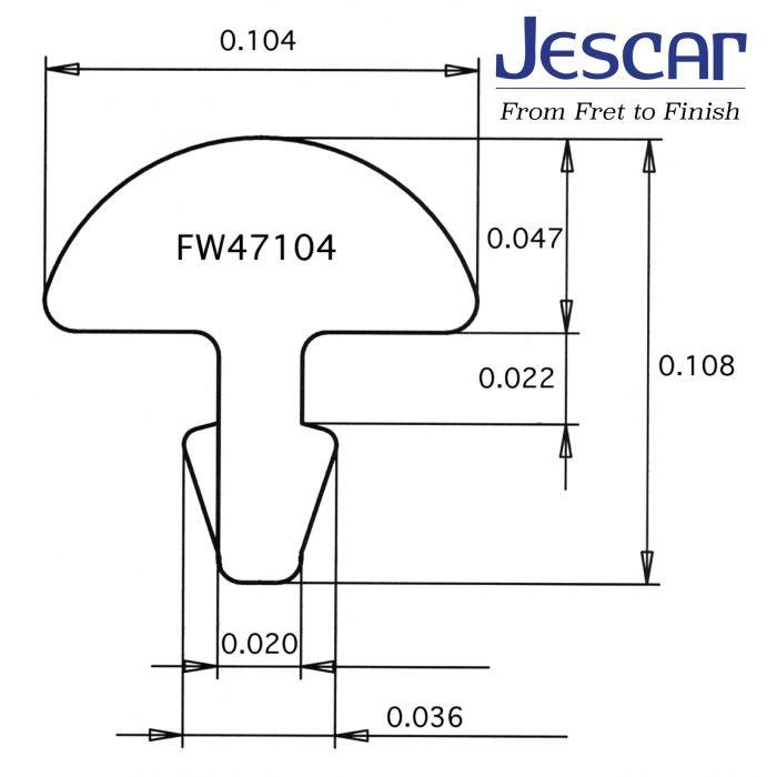 Jescar 47104S Fret Wire 2