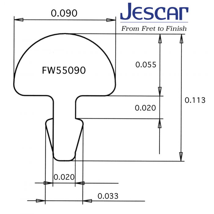 Jescar 55090S Fret Wire 2