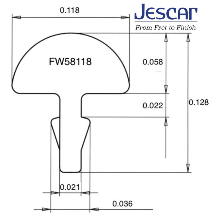 Jescar 58118 Fret Wire 2