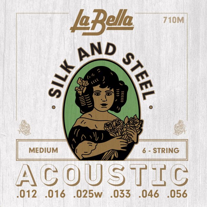 La Bella 710M Silk & Steel Medium
