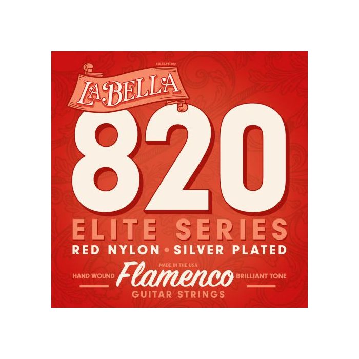 La Bella 820 Flamenco Red Nylon