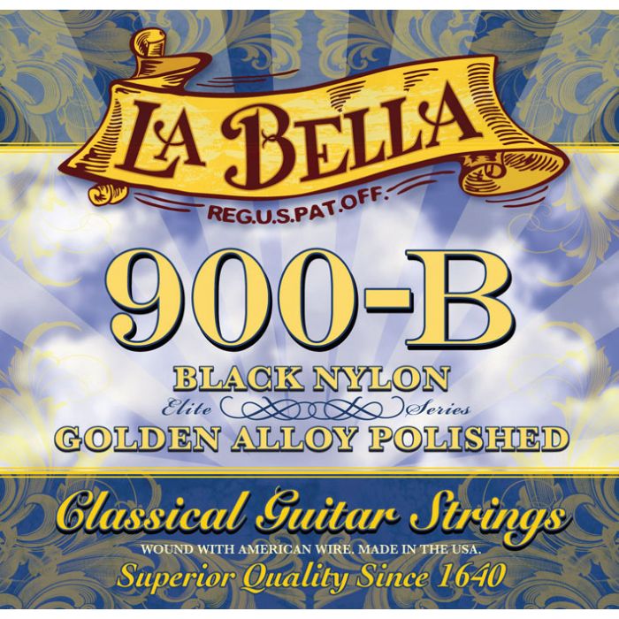 La Bella 900 B Golden Superior/Black Nylon
