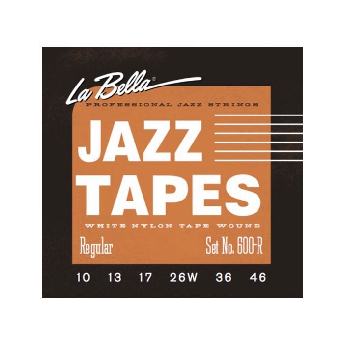 La Bella Jazz Tapes 600 White Nylon * 