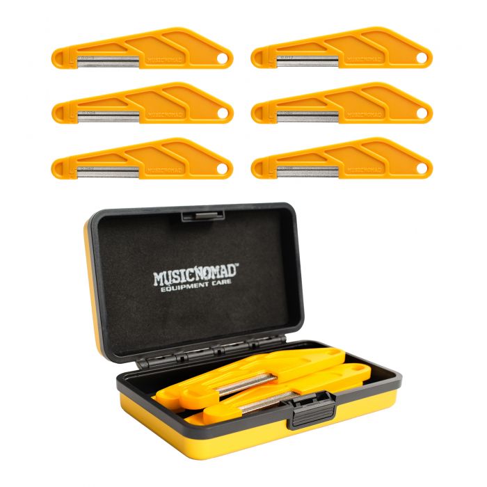 Nomad MN670 Nut File Set Ac. LM (6+Case)