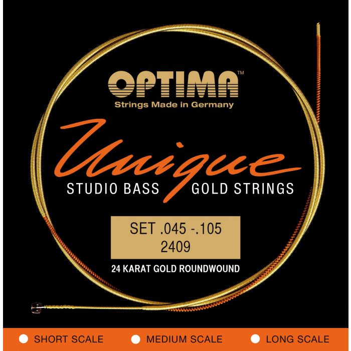 Optima 2409L Unique 24K Gold Bass 045/105