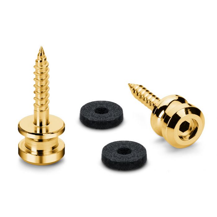 Schaller S-Lock Buttons gold (2) 