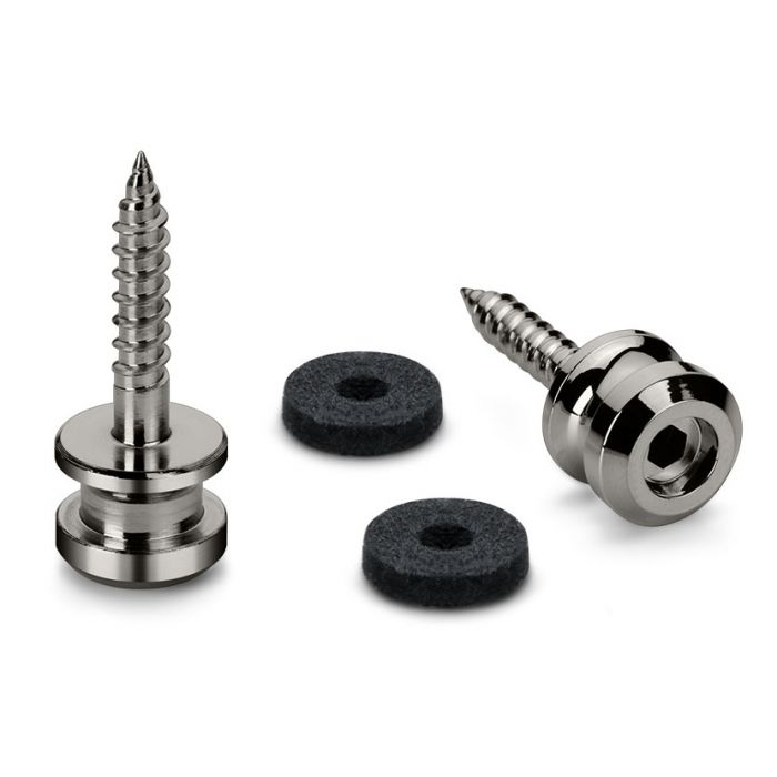 Schaller S-Lock Buttons Ruthenium (2) 