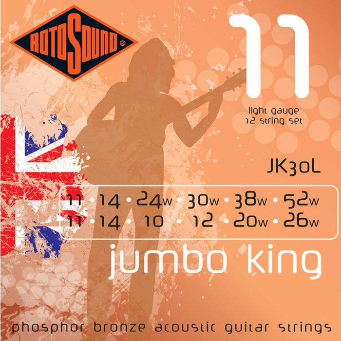 Rotosound Jumbo King snarenset akoestisch 12-snarig