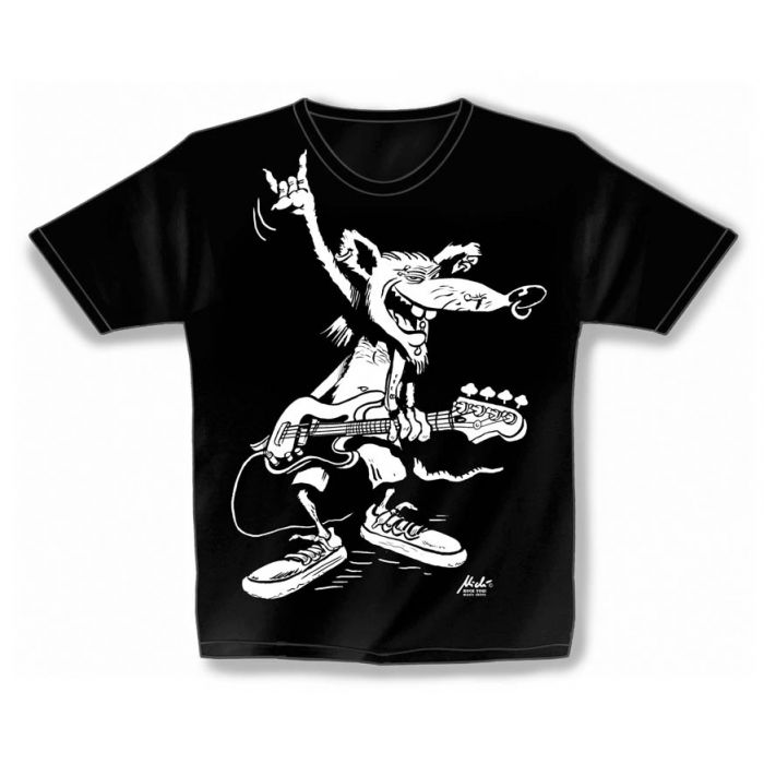 T-Shirt black Bass Rat M