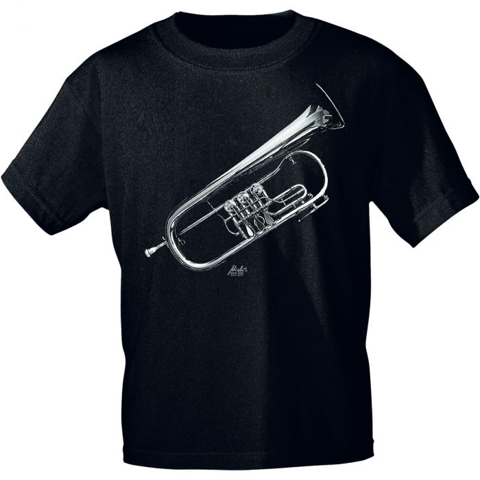 T-Shirt black Flügelhorn XXL 