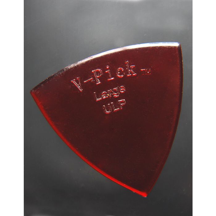 V-Pick Lrg Ptd Ultra Lite Pick ruby red 