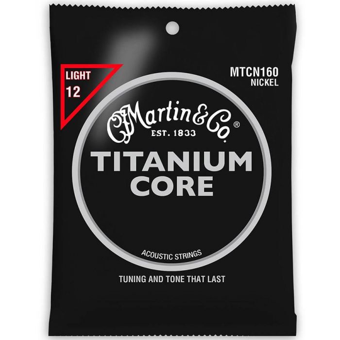 Martin Titanium Core Acoustic string set titanium core and nickel wrap