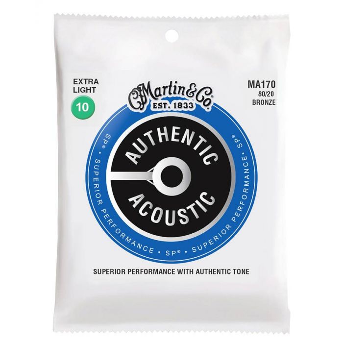 Martin Authentic Acoustic string set 80/20 bronze