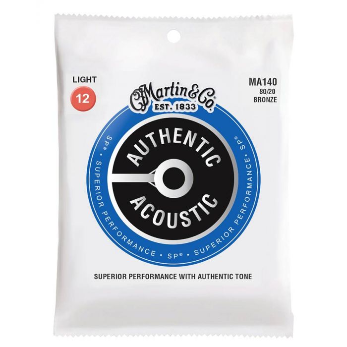 Martin Authentic Acoustic string set 80/20 bronze