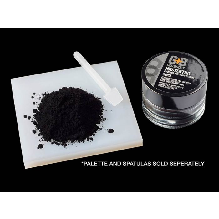 Gluboost MasterTint black colour additive for cyanoacrylic glue
