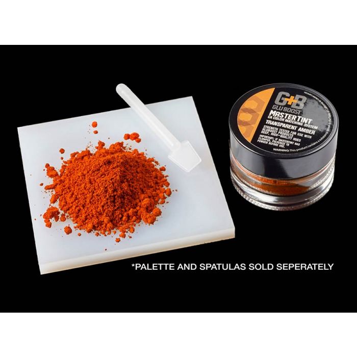 Gluboost MasterTint amber colour additive for cyanoacrylic glue