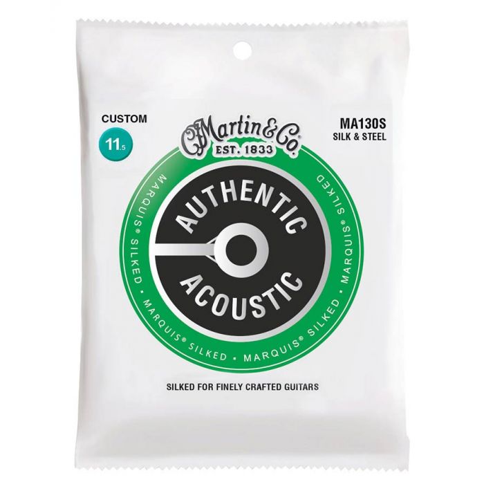 Martin Authentic Acoustic Silked string set silk & steel folk