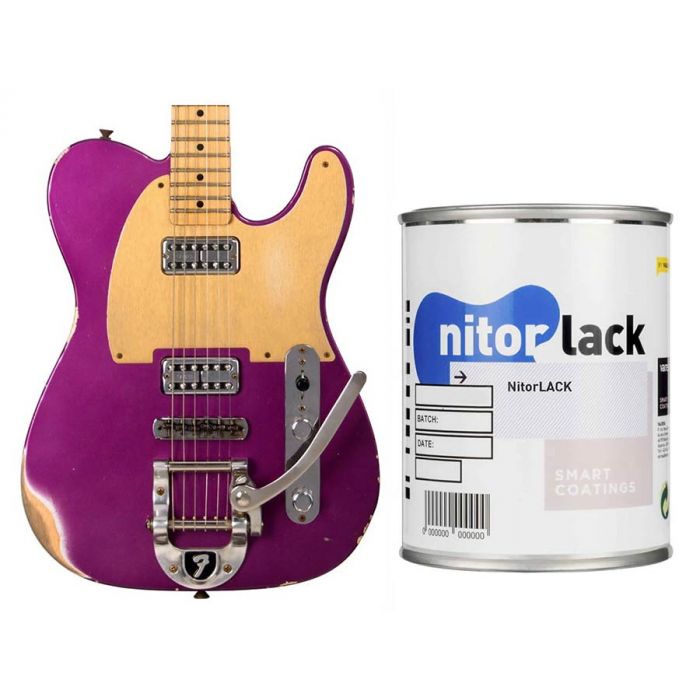 NitorLACK nitrocellulose paint purple metallic - 500ml can