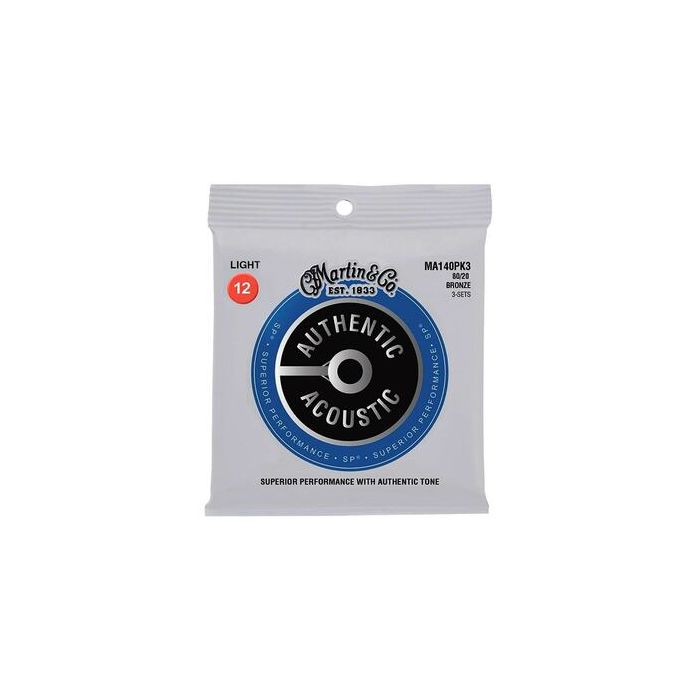 Martin Authentic Acoustic string set 80/20 bronze