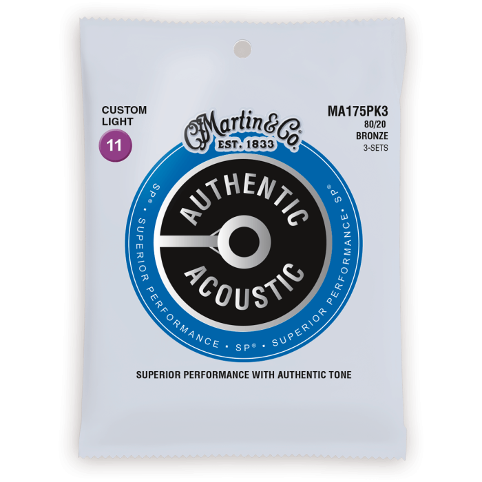 Martin MA175 Bronce Wound 3 PACK 011/052