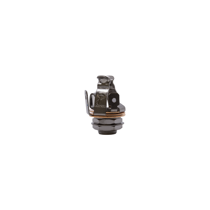 Pure Tone Stereo Multi-Contact 1/4″ Output Jack, Black Nickel