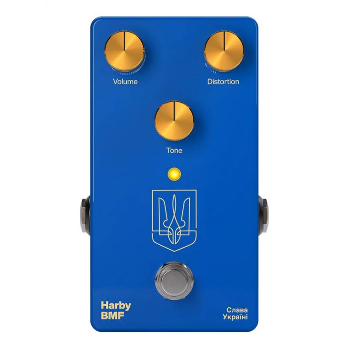 Harby Pedals USA distortion-sustainer-fuzz guitar effect pedal BMF