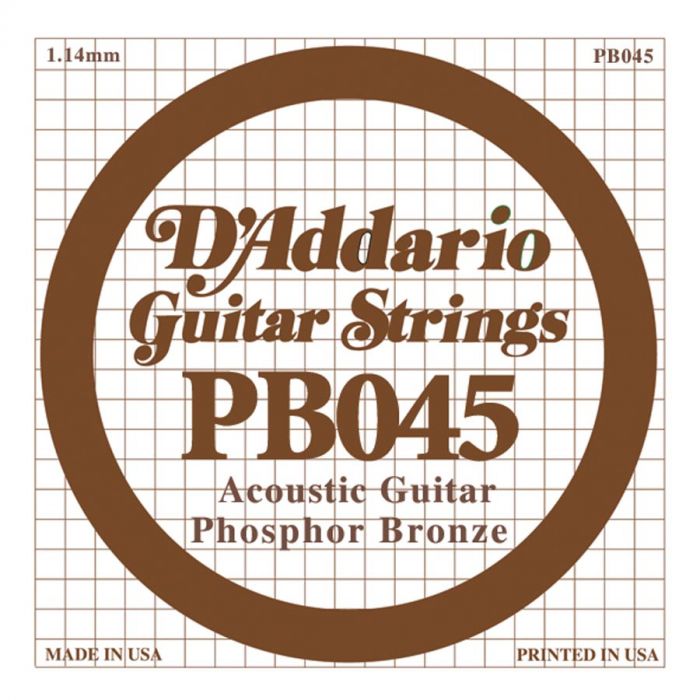D'Addario Phosphor Bronze .045 snaar