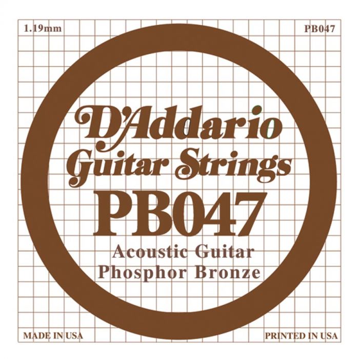 D'Addario Phosphor Bronze .047 snaar