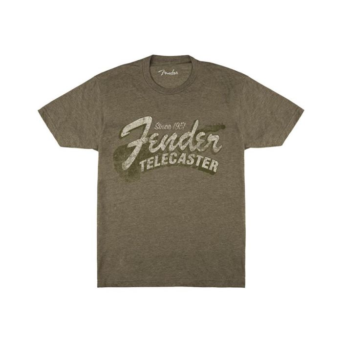Fender Clothing T-Shirts Since 1951 Telecaster t-shirt, military heather green, XXL