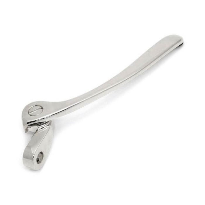 Bigsby handle assembly, Duane Eddy flat style, polished aluminum