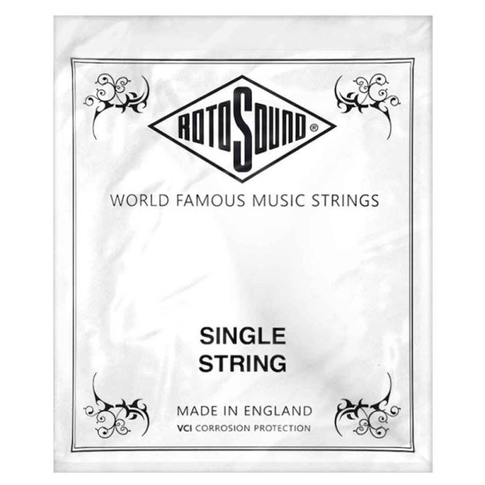 Rotosound Tru Bass 88 .100 string for electric bass, black nylon flatwound, long scale
