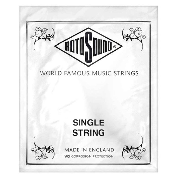 Rotosound Tru Bass 88 .075 string for electric bass, black nylon flatwound, medium scale