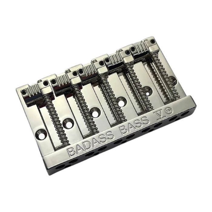 Allparts Leo Quan Badass V 5-string bass bridge, grooved saddles, nickel
