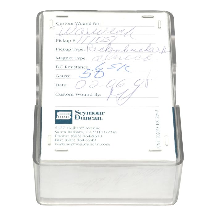 Seymour Duncan Custom Shop Rickenbacker Guitar Single Coil - Neck Pickup (RW/RP) - Nickel Cover