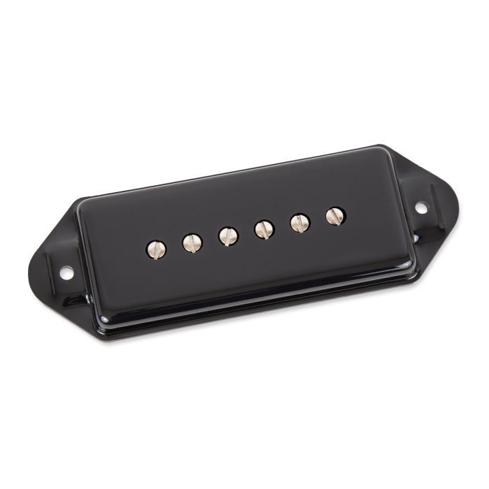 Seymour Duncan P90 Silencer Dog-Ear - Neck Pickup - Black Cover