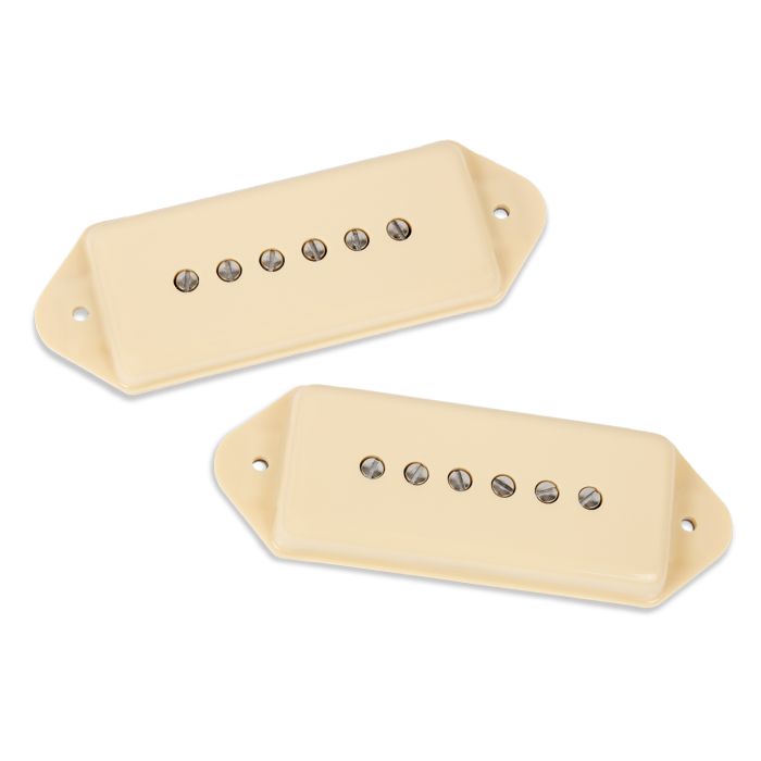 Seymour Duncan Vintage P90 Silencer Dog-Ear Pickup Set - Cream Cover