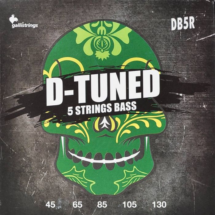 Galli D-Tuned snarenset elektrisch 5 snarige bass
