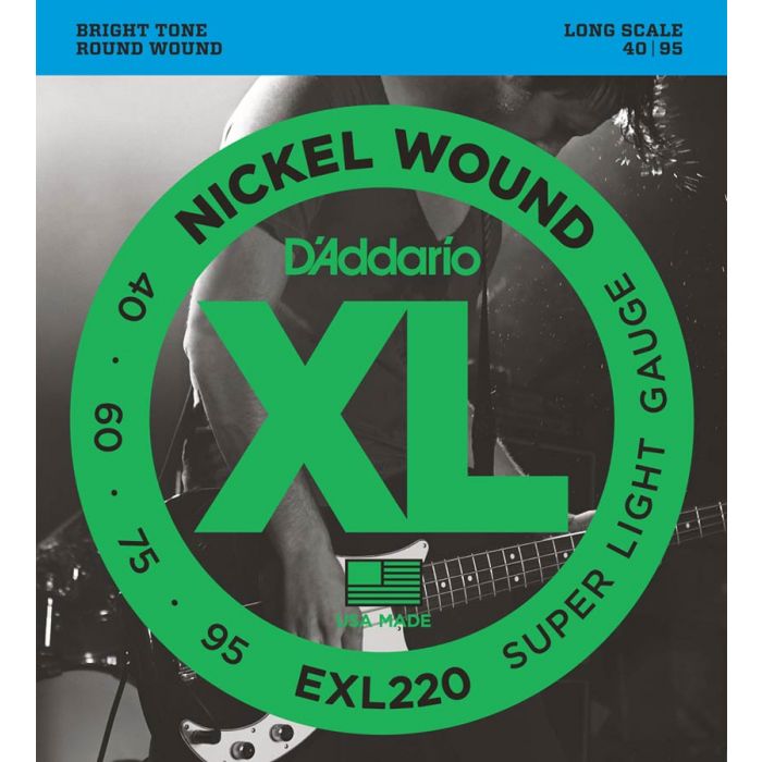 D'Addario XL Nickel Round Wound Bass snarenset elektrisch basgitaar