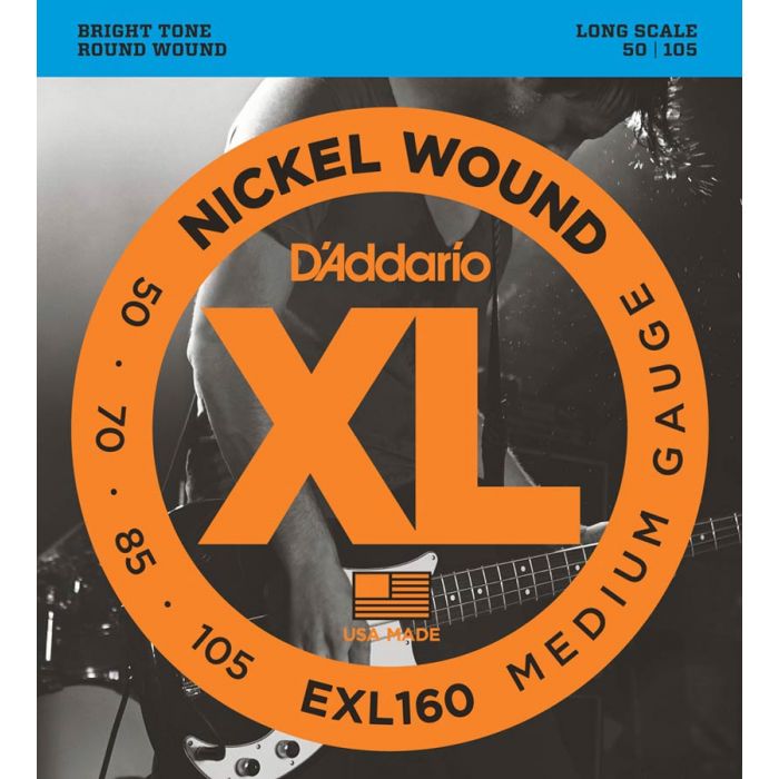 D'Addario XL Nickel Round Wound Bass snarenset elektrisch basgitaar